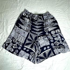 Honors Plus Size Island Hawaiian Style Shorts Womens Size 20W Vintage 100% Rayon
